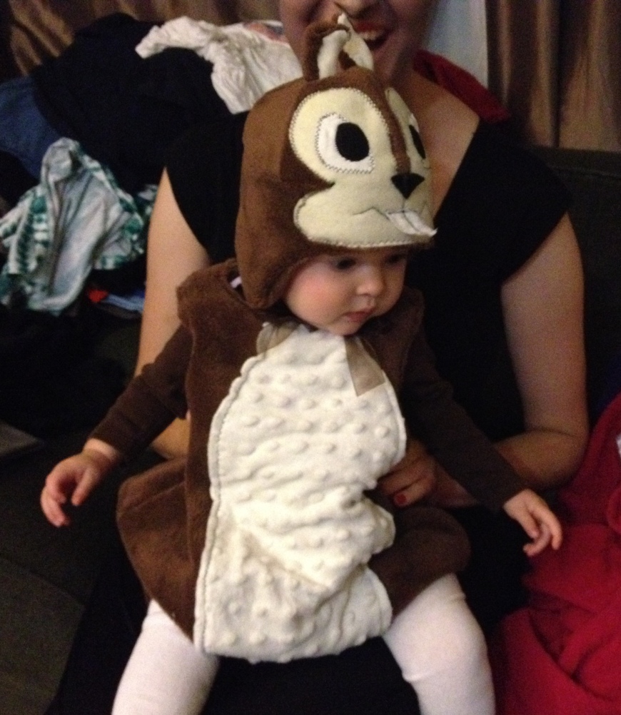 First up - the most adorable Bucky the Squirrel ever. (her first Halloween!)